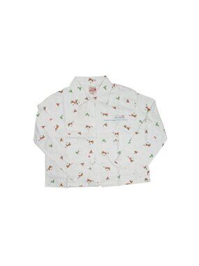 Sweet Chilling Lunar New Year Pony PJ Shirt in White
